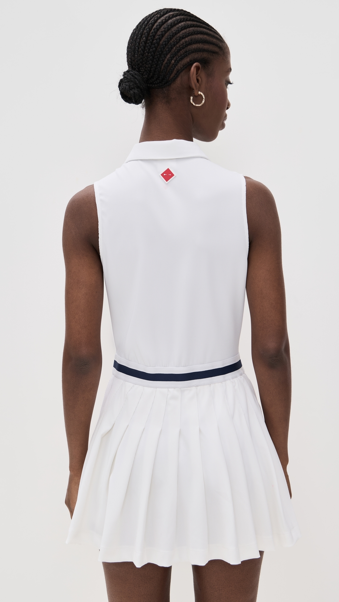 The Upside Renshaw Beth Pleated Dress White