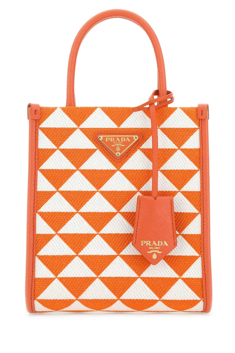 Orange Symbole mini crossbody bag