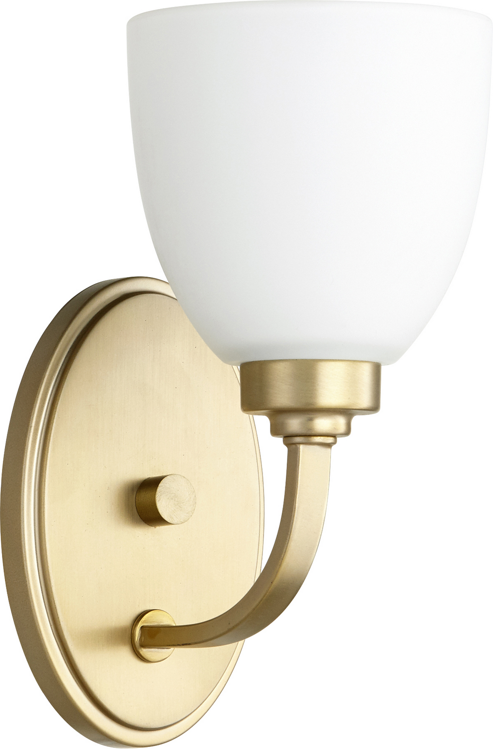 Quorum Reyes 10" Wall Sconce in Aged Bra