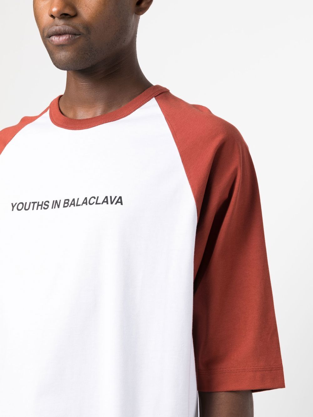 Jeunes en balaclava hommes raglan t-shirt tricot