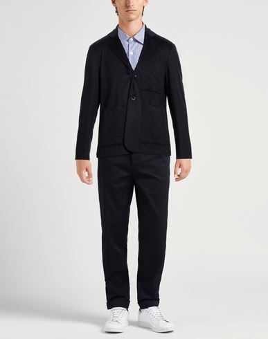Man Blazer Navy Size 38 Cashmere