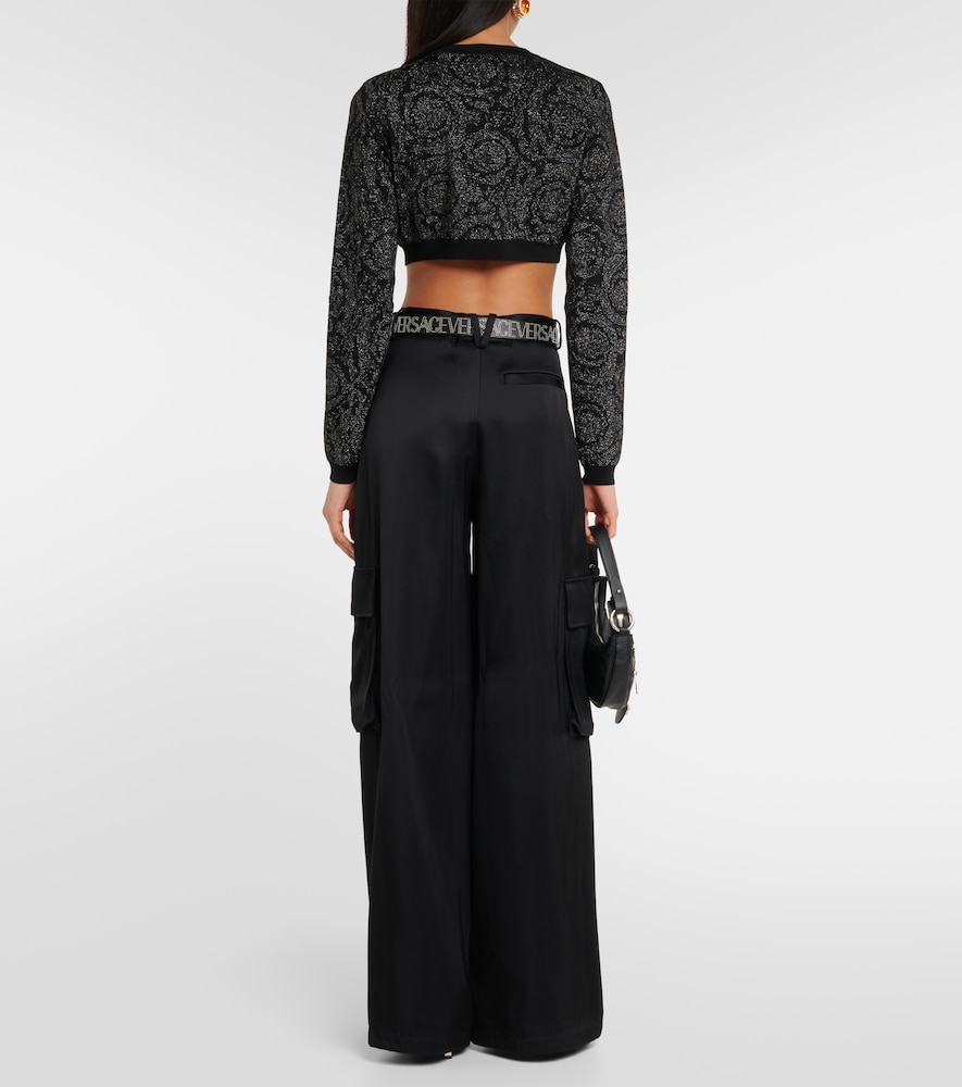 Barocco cropped cardigan
