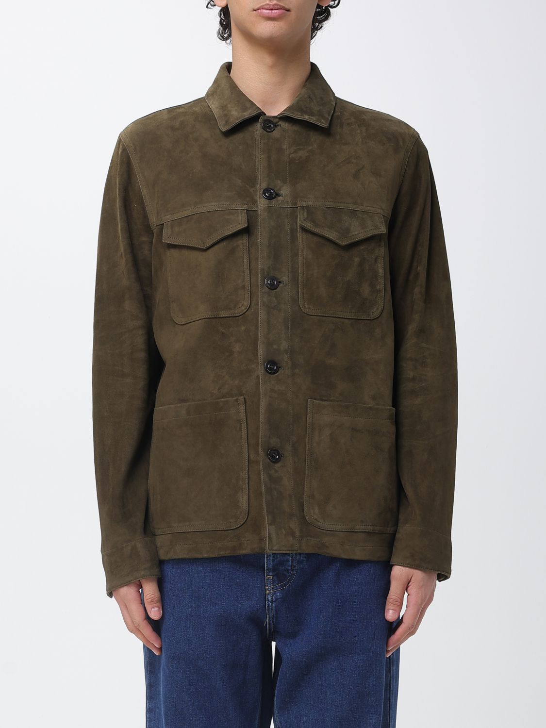 Jacket Men color Brown