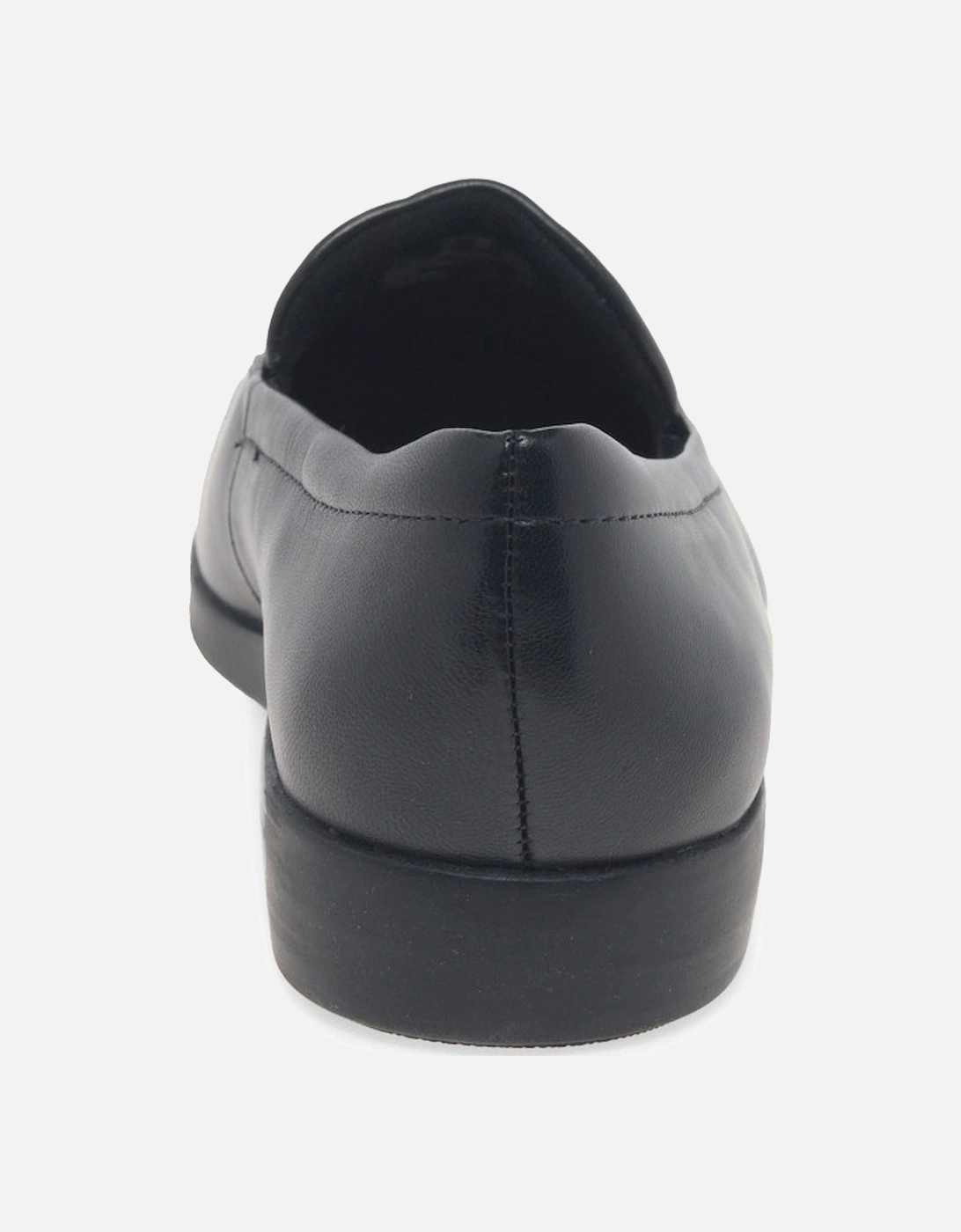 Clarks Women's Georgia Womens Wide Fit Loafers - Black
