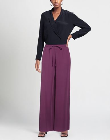 Woman Pants Deep purple