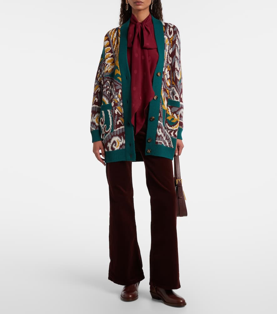Kimberly cotton corduroy flared pants