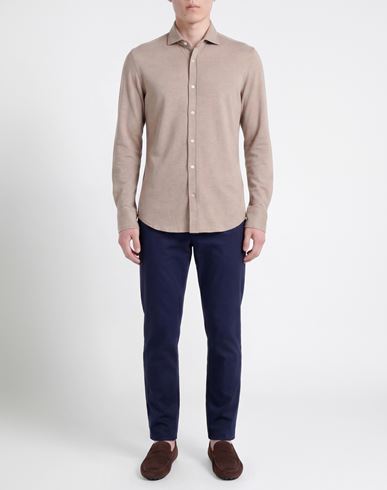 Man Shirt Sand Size 15 ½ Cotton, Cashmere