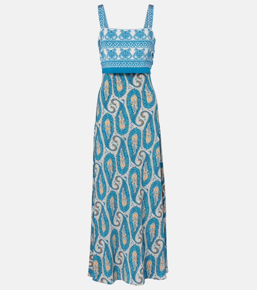 Flared maxi dress