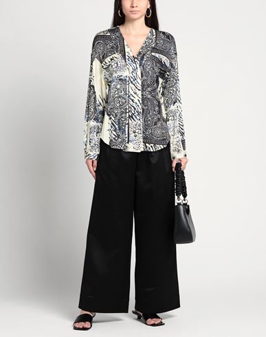 Woman Shirt Black Size 10 Viscose, Elastane