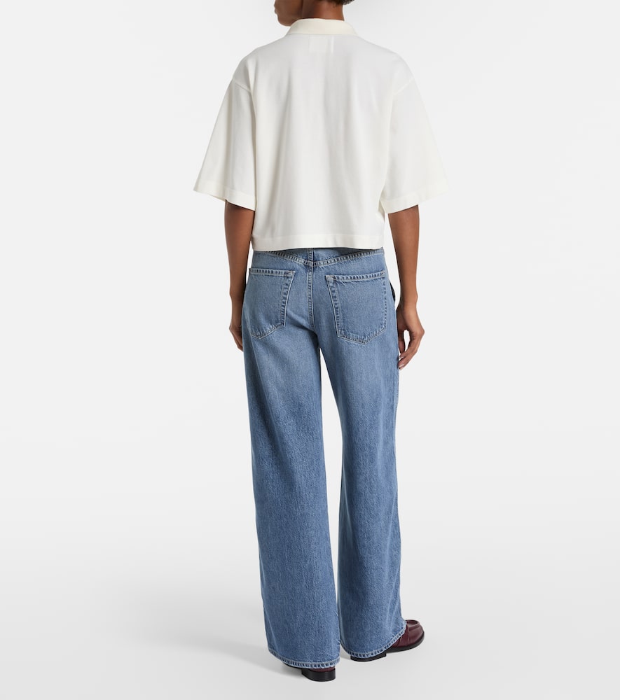 Lowen cotton piqué polo shirt