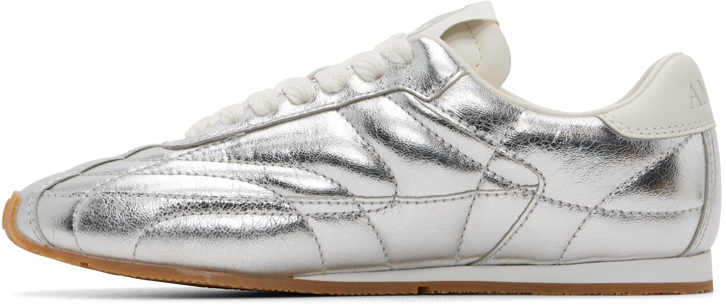 Silver Pacific Football Slim Sneakers