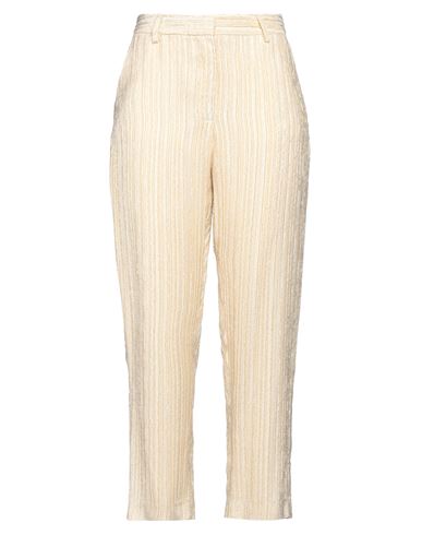 Woman Pants Beige Size 6 Viscose