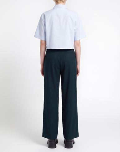 Woman Pants Green Size 2 Viscose, Polyester, Wool, Elastane