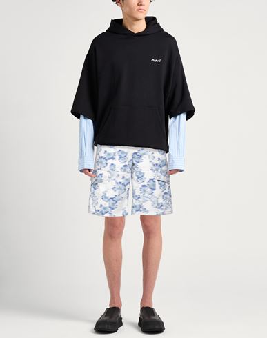 Man Denim shorts White