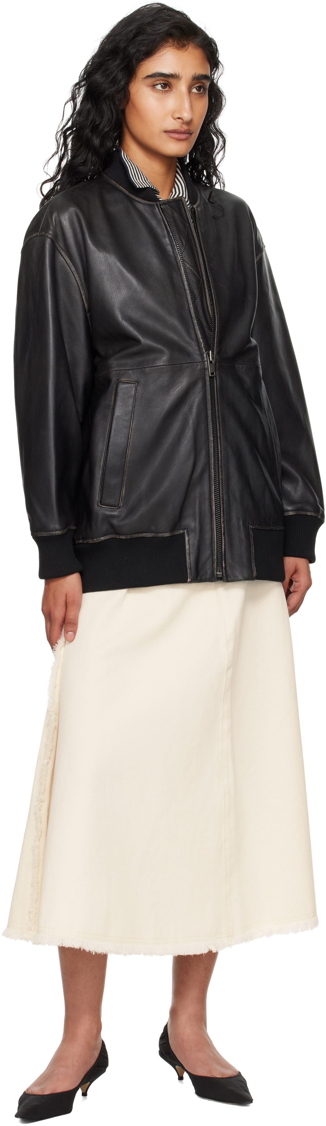 Black Tattico Leather Jacket