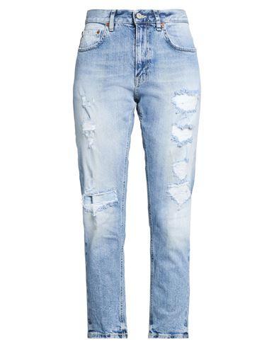 Woman Jeans Blue Size 29 Cotton, Elastane