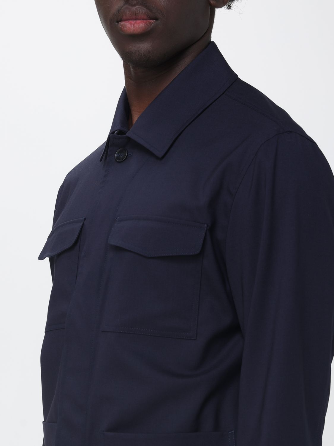 Shirt Men color Blue