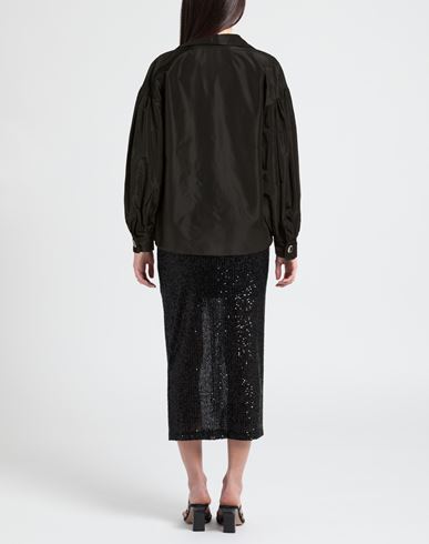 Woman Top Black Size 6 Acrylic, Polyester
