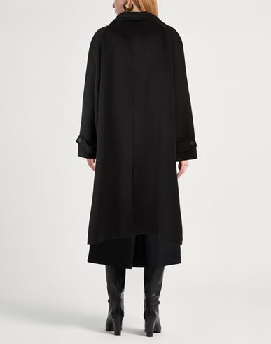Paltò Fabbrica Woman Coat Black Size 2 Wool
