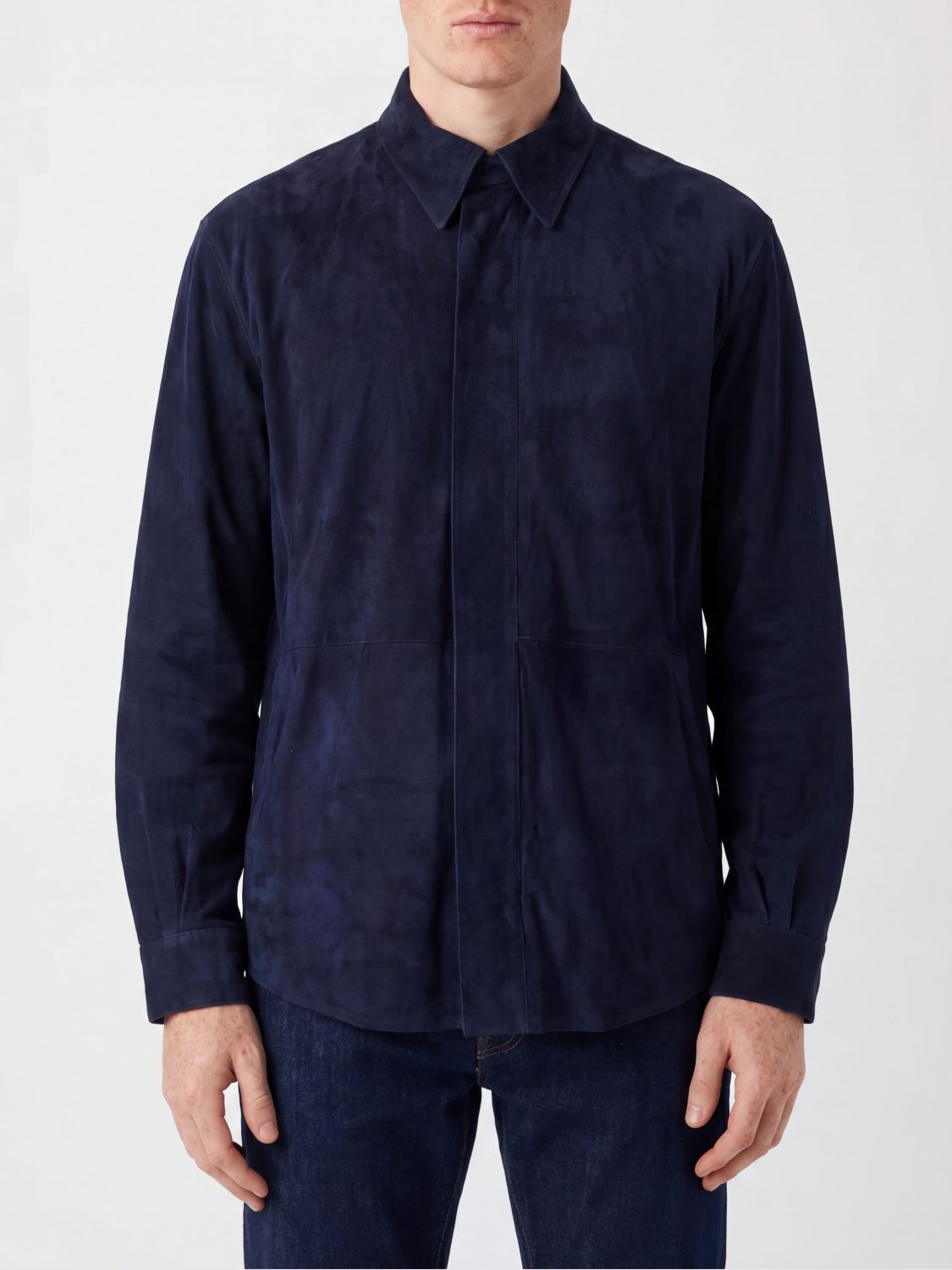 Jacket Men color Blue