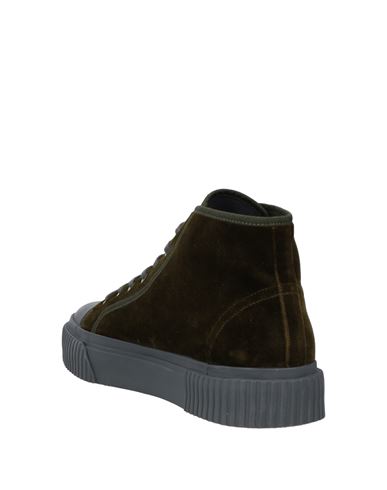 Man Sneakers Military green Size 10 Textile fibers, Rubber