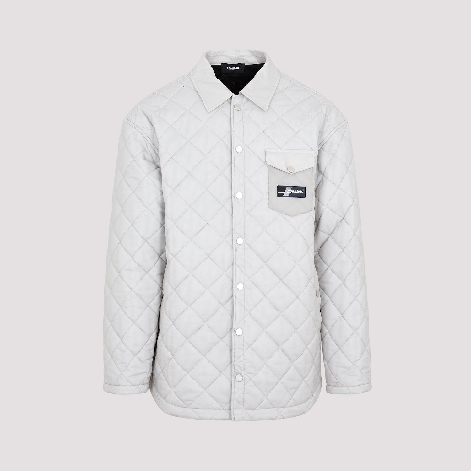 Quilted Nylon- and Cotton- Blend Ripstop Shirt