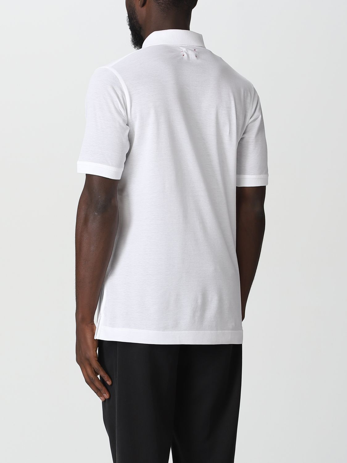 Polo Shirt Men color White