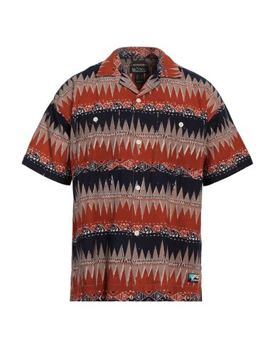 Man Shirt Rust Size L Cotton