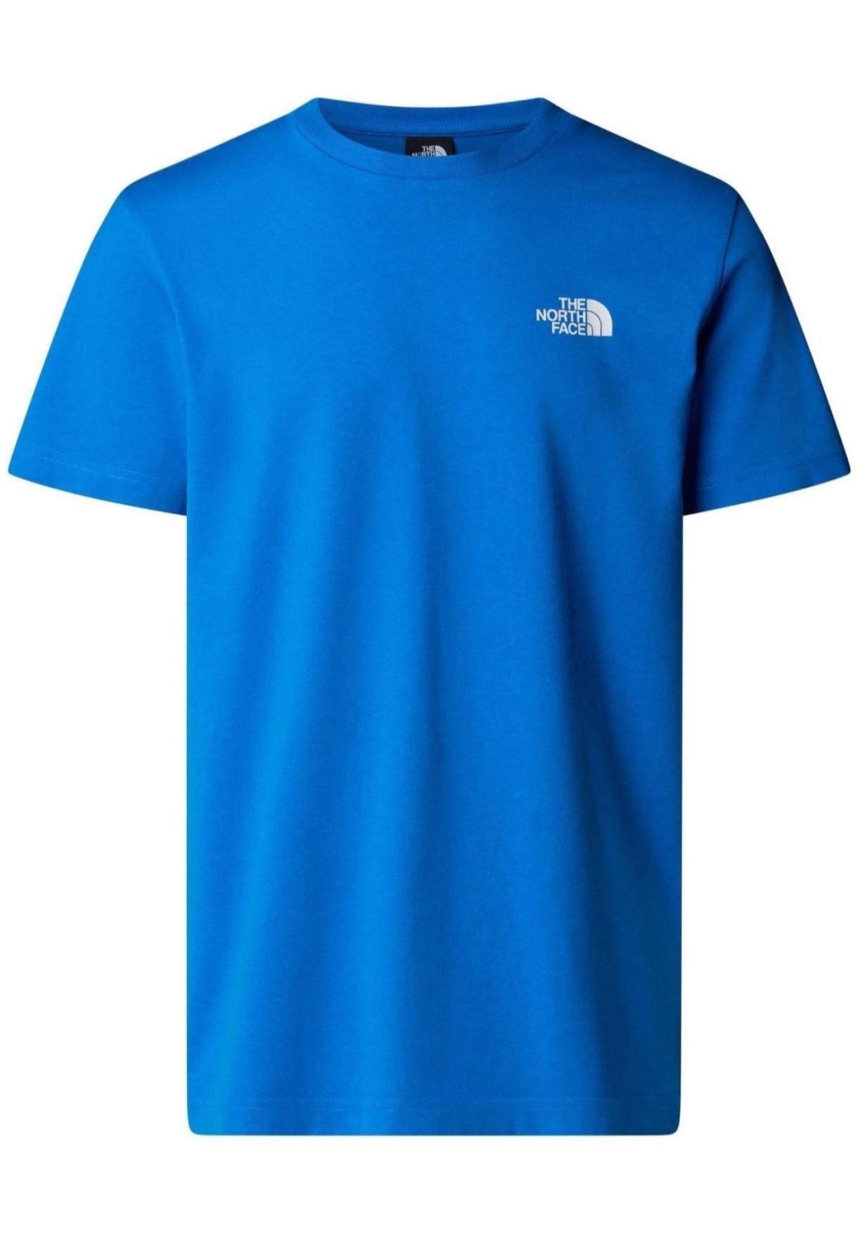 The North Face 3 Pack Mens Simple Dome T Shirt in Blue / Orange / Meta Lime - Multicolour
