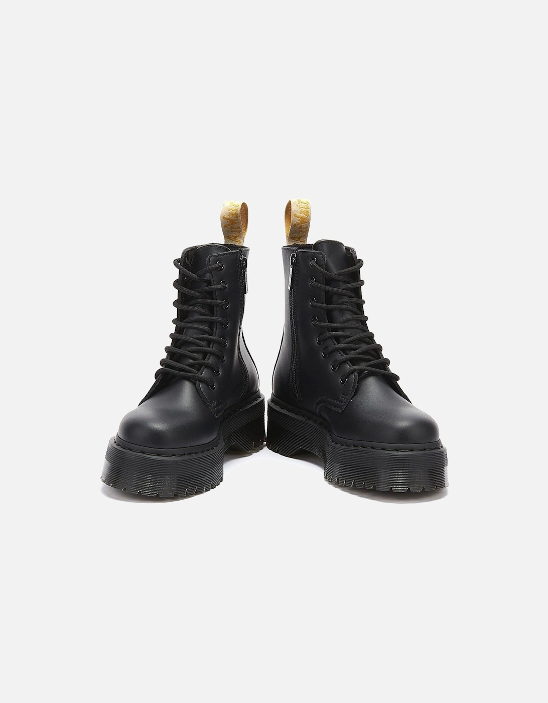 Women's Dr. Martens Jadon II Vegan Womens Black Mono Boots - Size: 3