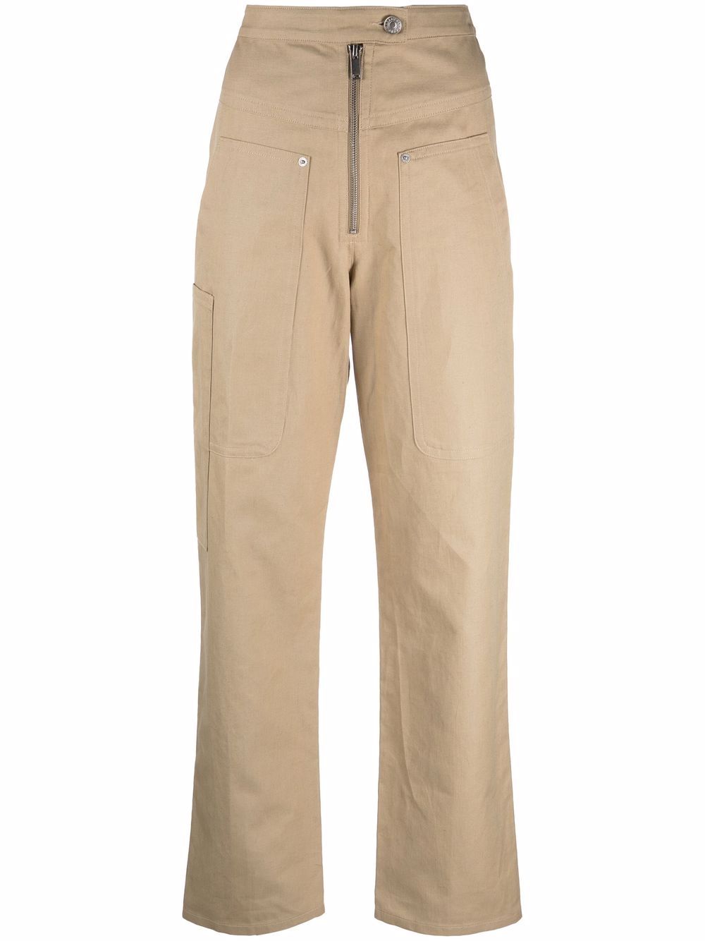 Belden cropped jeans - Neutrals