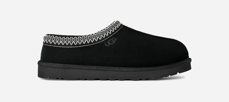 ® Men's Tasman II Sheepskin Slippers Clogs in Black