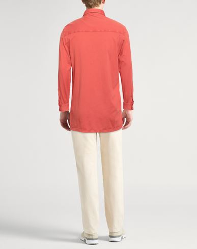 Man Shirt Orange Size 44 Organic cotton