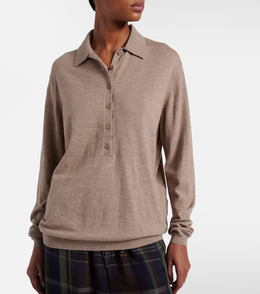 Tala wool-blend polo sweater