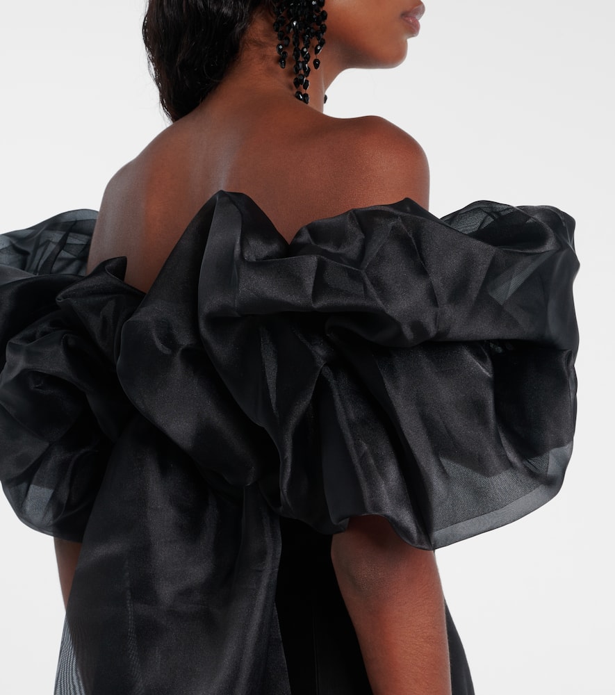 Zayna sequined gown and cape set