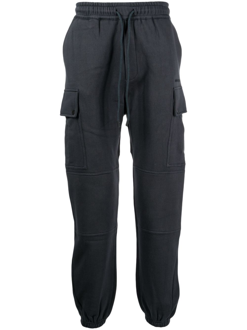 Cargo cotton track pants - Grey