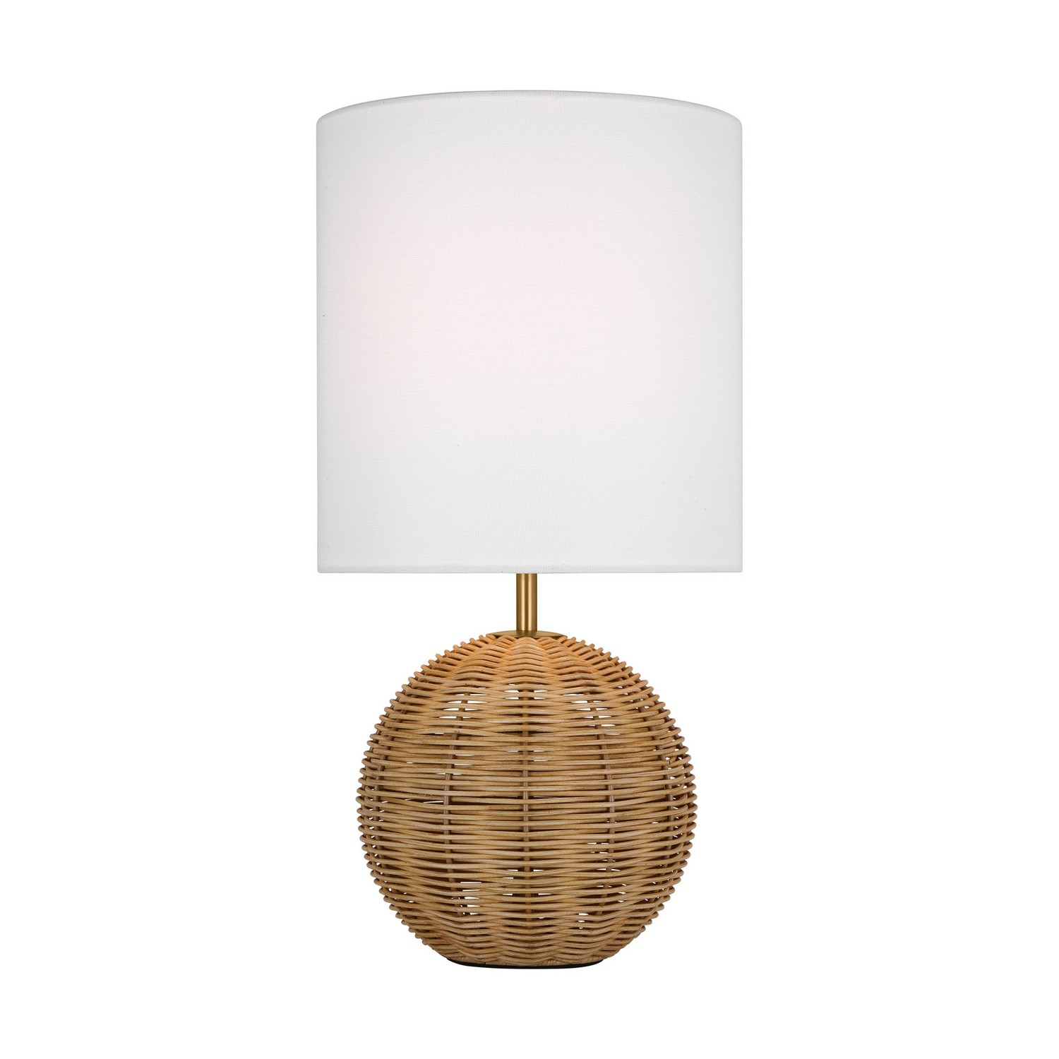 Burnished Brass One Light Table Lamp from the Mari Collection