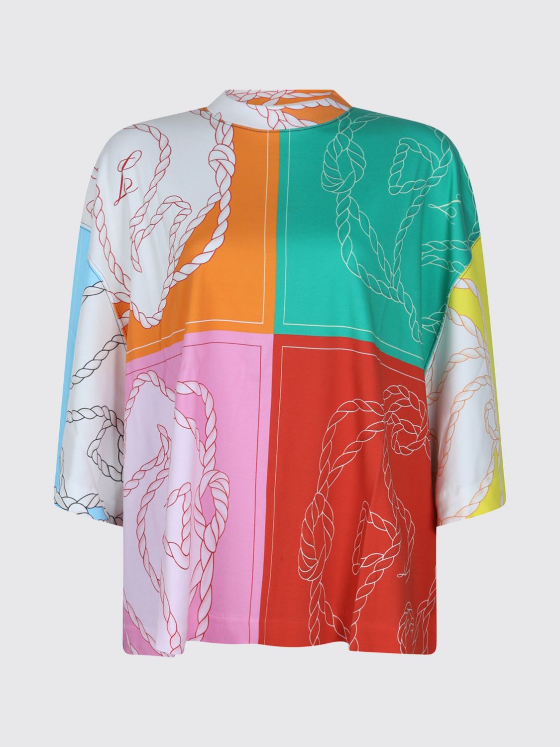 Hippocampe Long-Sleeved Graphic Print Cotton T-Shirt