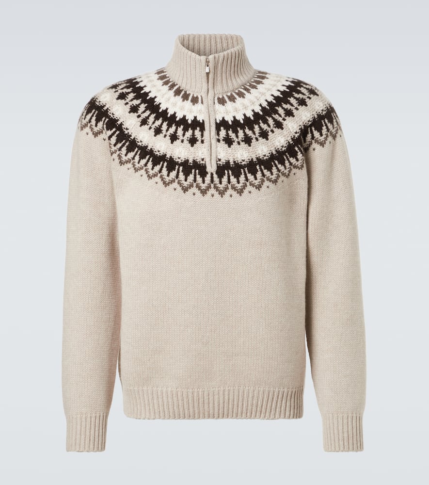 Mr Saint Gervais half-zip sweater