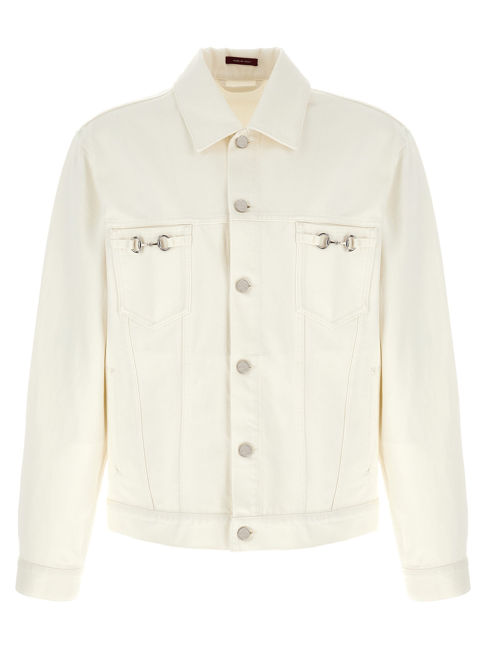 Cotton Denim Jacket — White