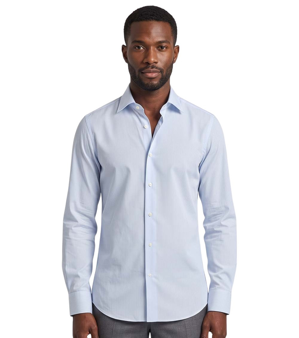 Sky Blue Slim Shirt