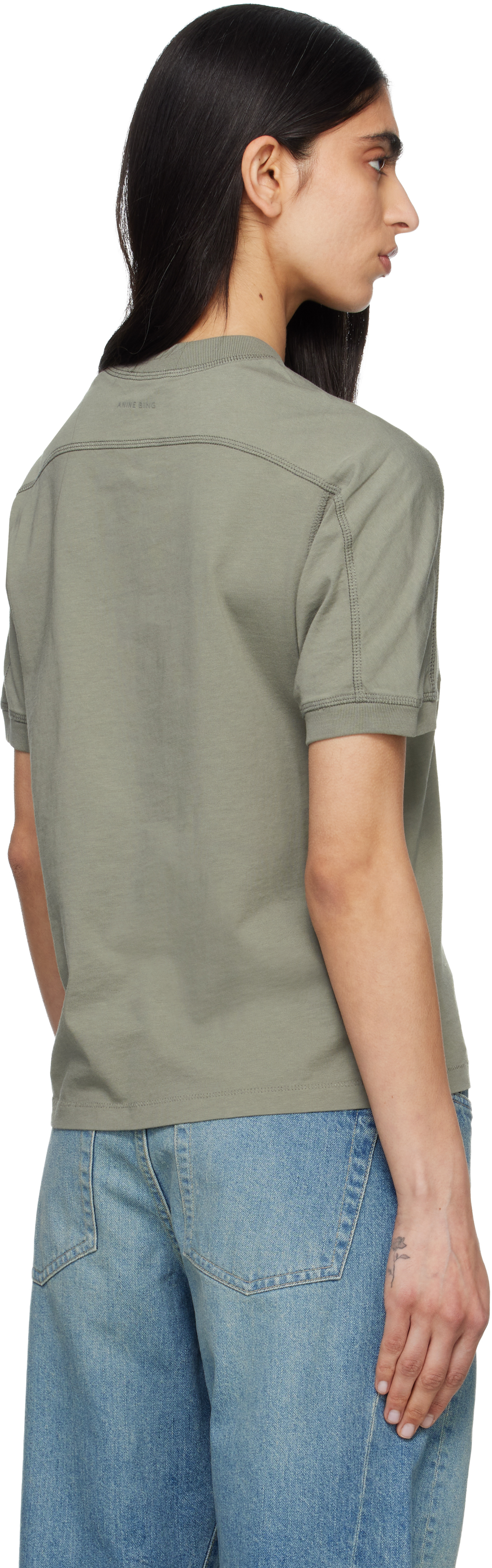 Khaki Jaylin Collegiate T-shirt