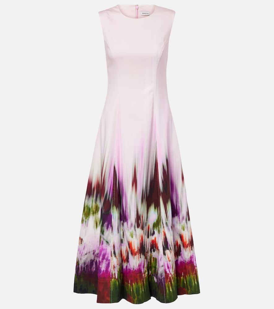 Magnolia cotton and rayon-blend midi dress