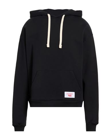 Man Sweatshirt Black Size L Cotton