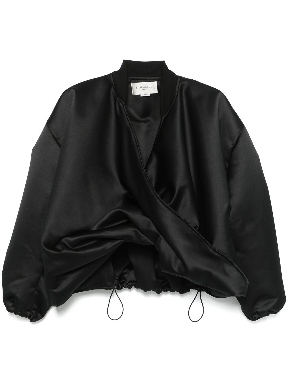 Satin jacket - Black