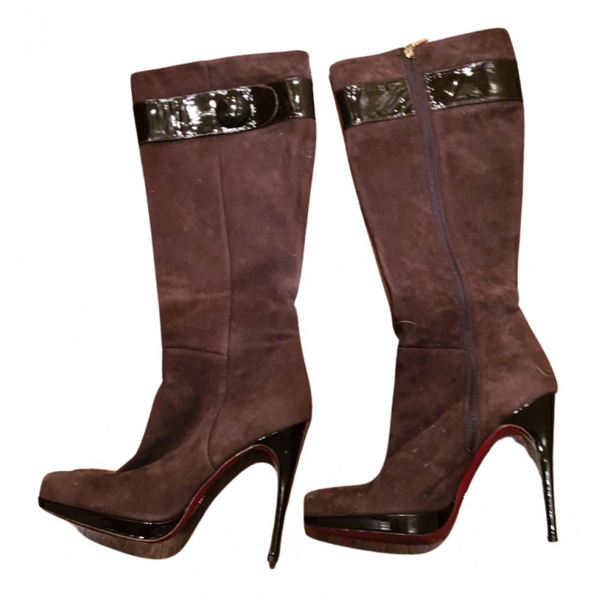 Boots Leather for Female 40 EU