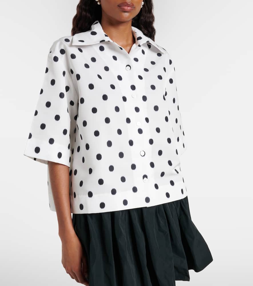 Polka-dot blouse