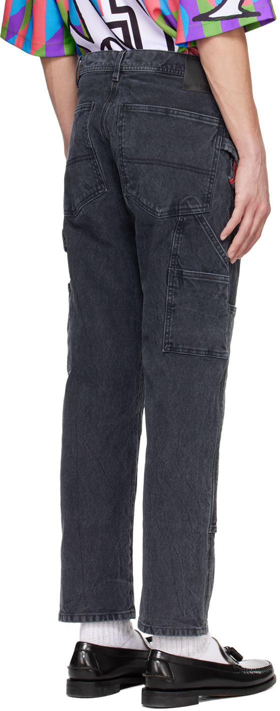 Le PÈRE Black Paneled Trousers