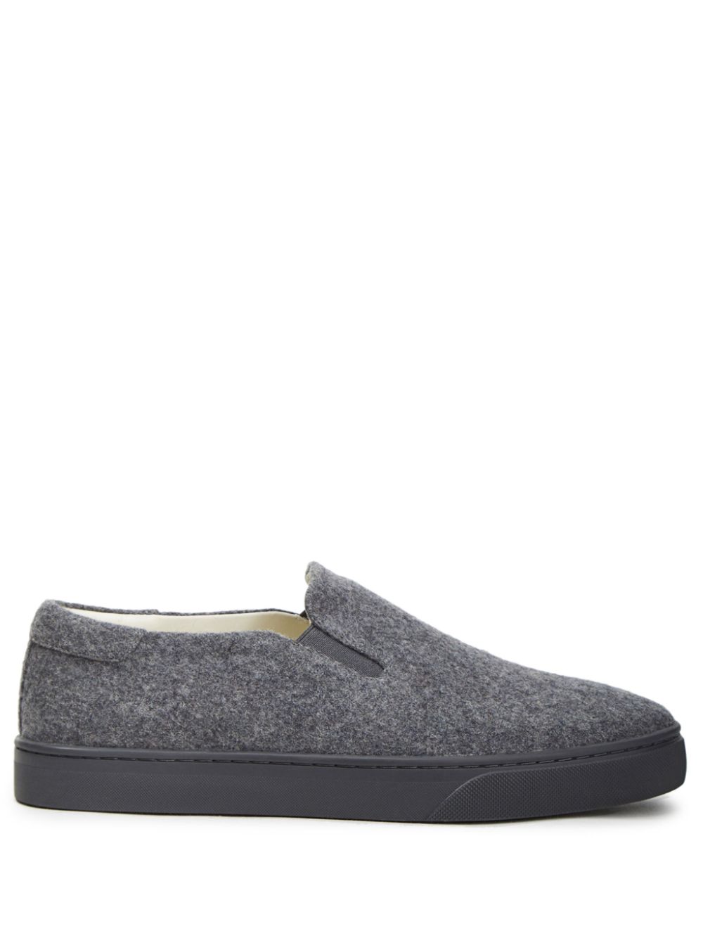 Slip-on felted wool sneakers - Grey