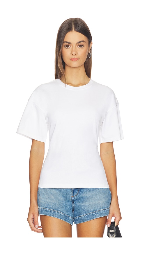 Joe's Jeans The Cinch Waist Tee in White. - XS also in L, M